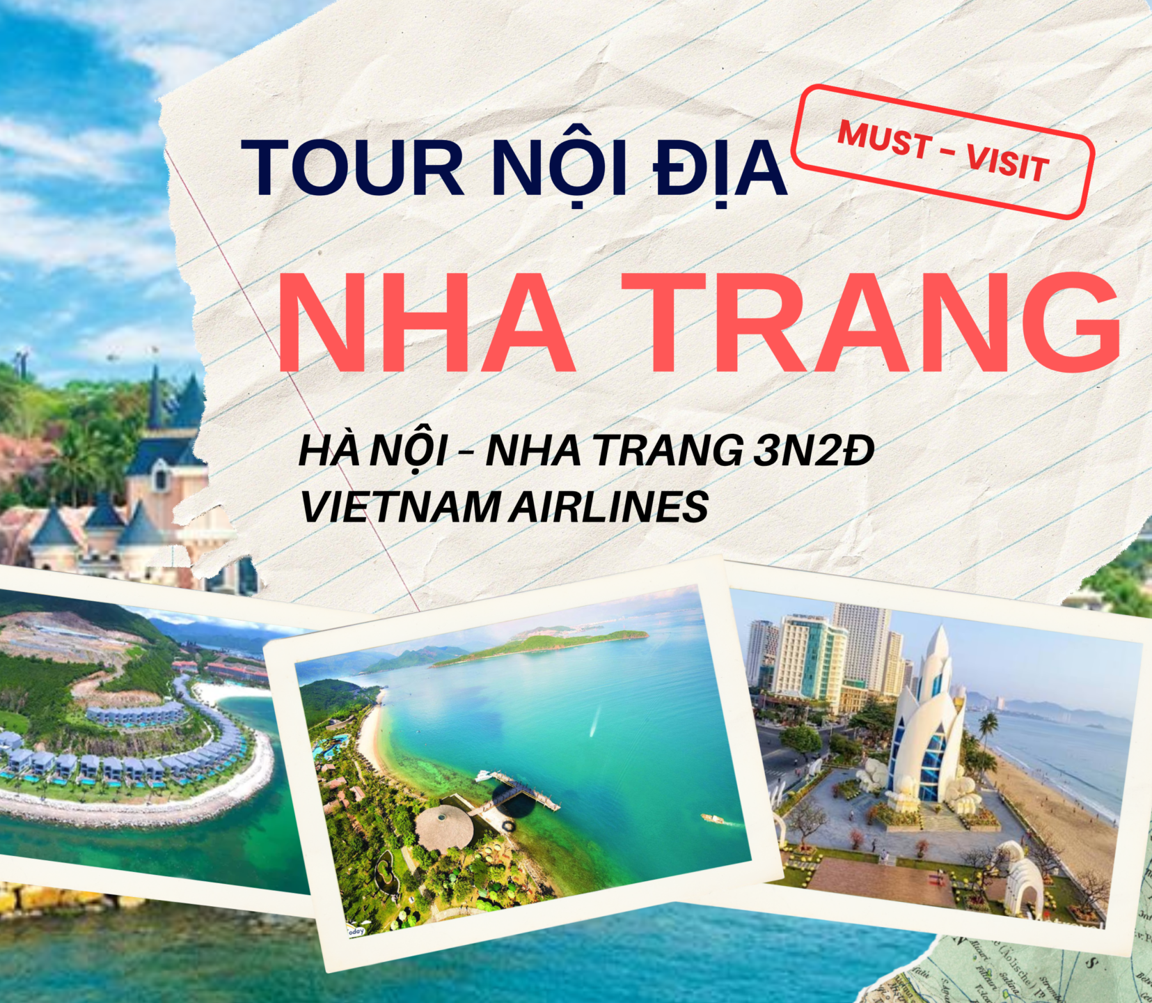 🌴✈️ NHA TRANG – MIỀN CÁT TRẮNG 3N2Đ