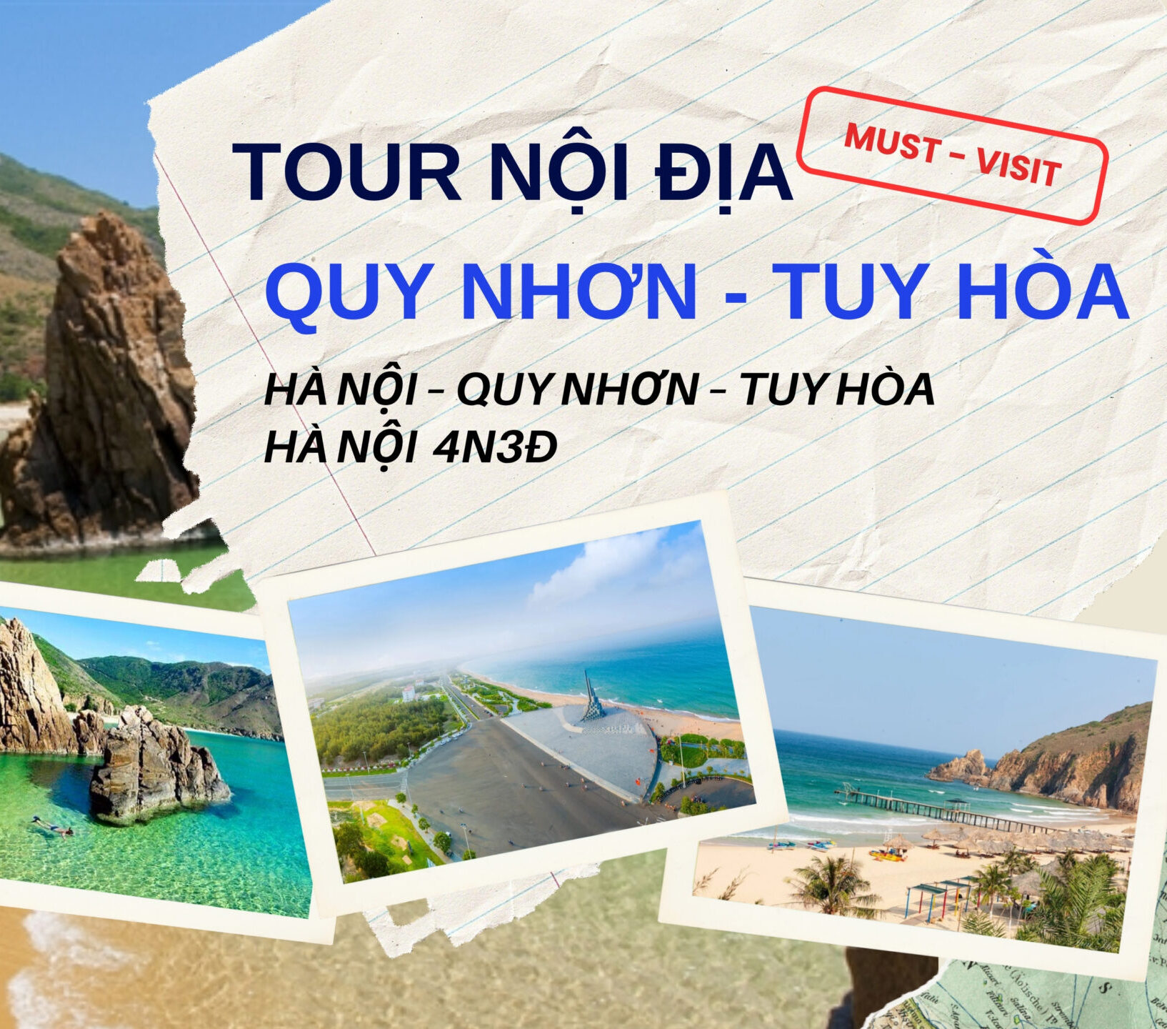 🌊 HÀ NỘI – QUY NHƠN – TUY HÒA – HÀ NỘI 🌊