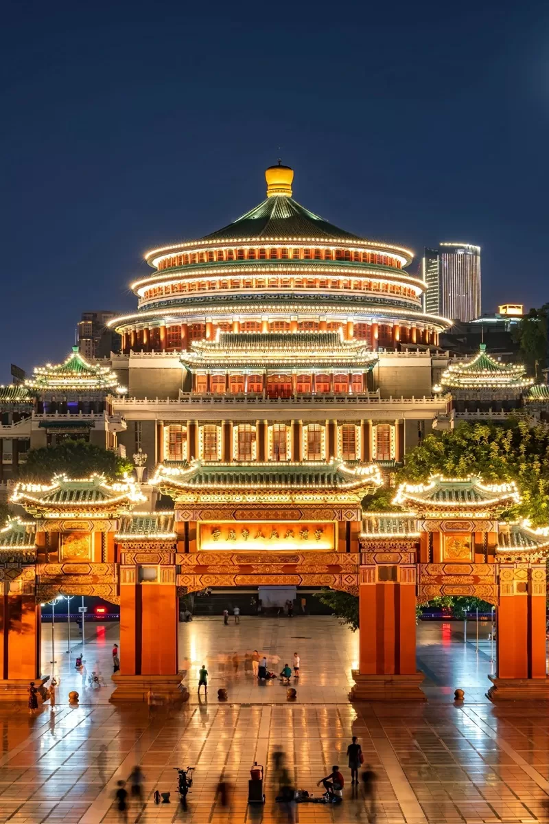 Đại lễ đường Trùng Khánh - điểm check in độc đáo ở Trùng Khánh - THÁI AN  TRAVEL