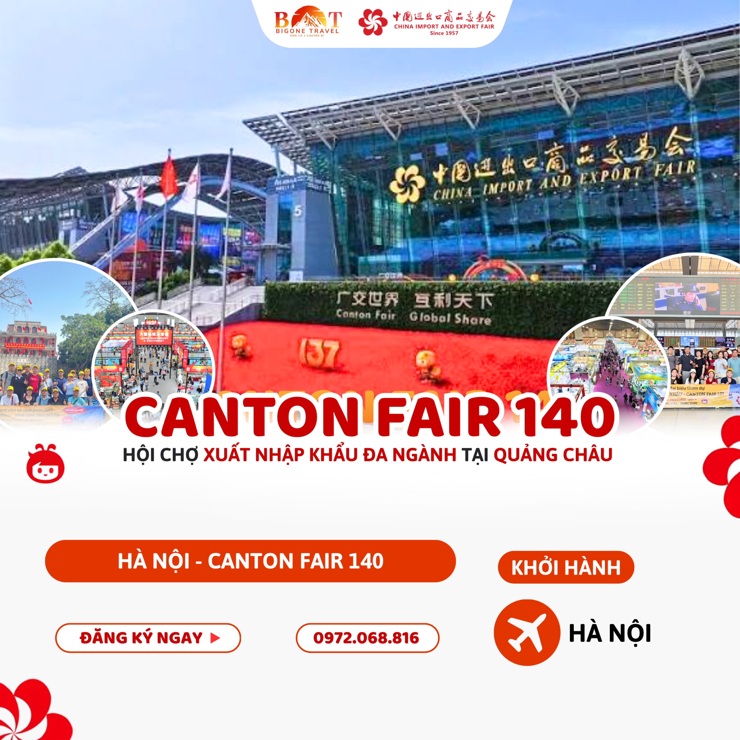 HÀ NỘI – CANTON FAIR 140 (NO SHOPPING) 5N4Đ