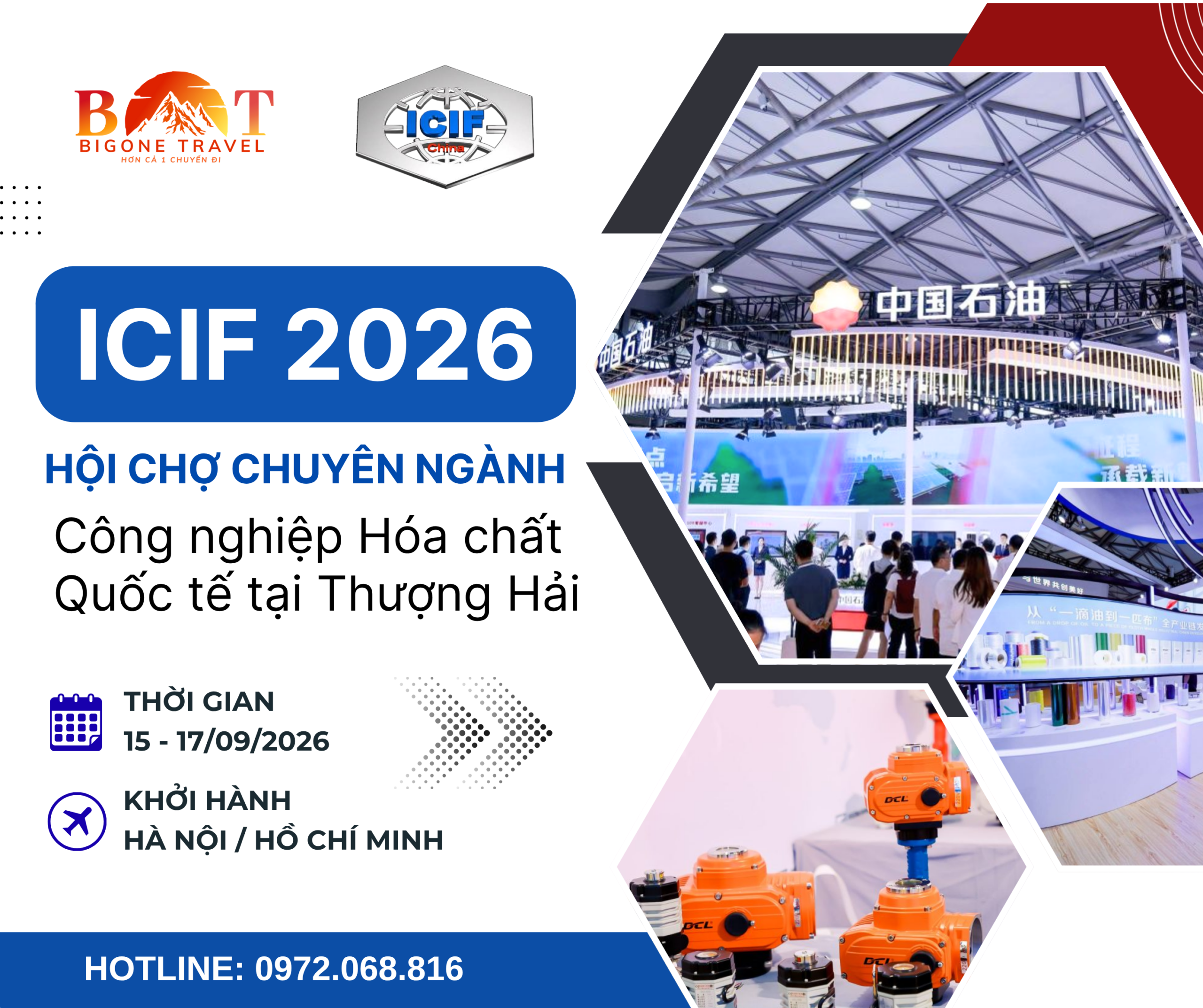 ICIF 2026 – HỘI CHỢ CÔNG NGHIỆP HÓA CHẤT QUỐC TẾ TẠI THƯỢNG HẢI